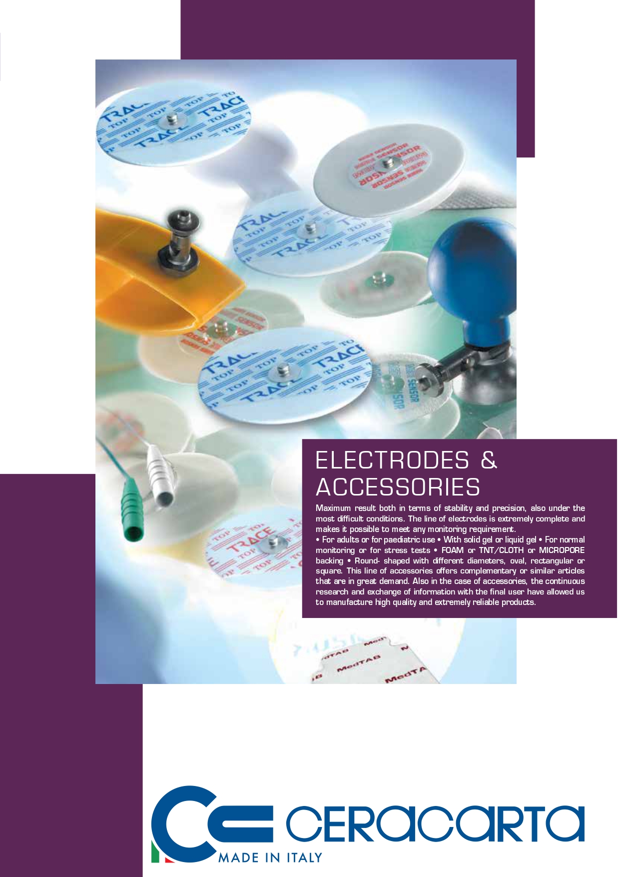 Electrodes and accessories